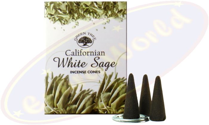 Green Tree Räucherkegel Californian White Sage