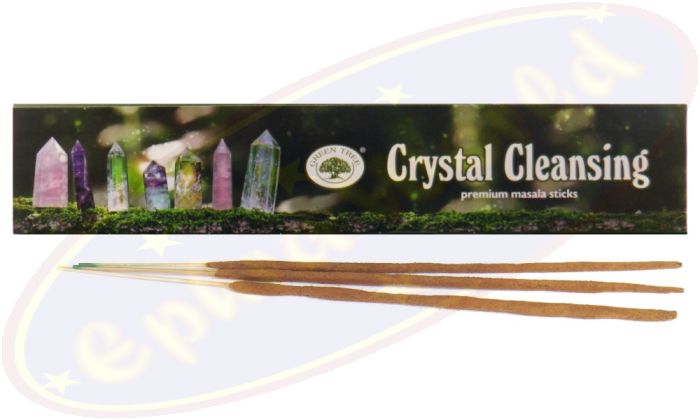 Green Tree Masala Räucherstäbchen Crystal Cleansing