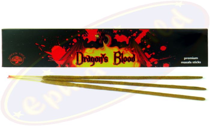 Green Tree Masala Räucherstäbchen Dragon´s Blood