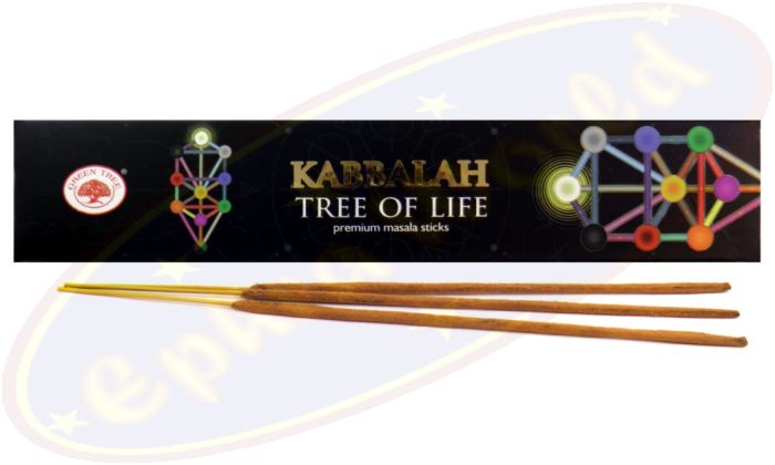 Green Tree Masala Räucherstäbchen Kabbalah Tree of Life