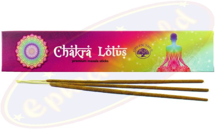 Green Tree Masala Räucherstäbchen Chakra Lotus