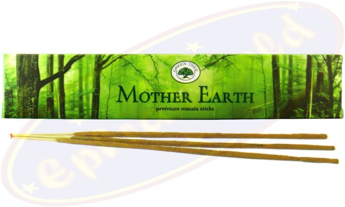Green Tree Masala Räucherstäbchen Mother Earth