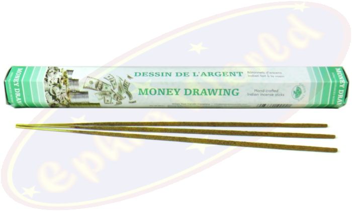Green Tree Money Drawing Flora Räucherstäbchen