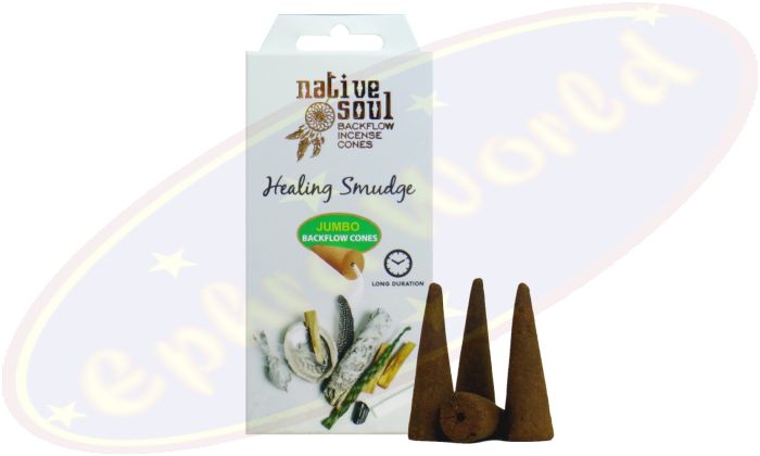 Green Tree Native Soul Healing Smudge Rückflussräucherkegel/Backflow Cones