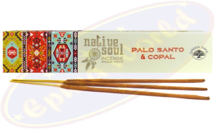 Green Tree Native Soul Palo Santo & Copal Masala Räucherstäbchen