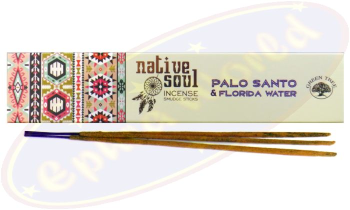 Green Tree Native Soul Palo Santo & Florida Water Masala Räucherstäbchen