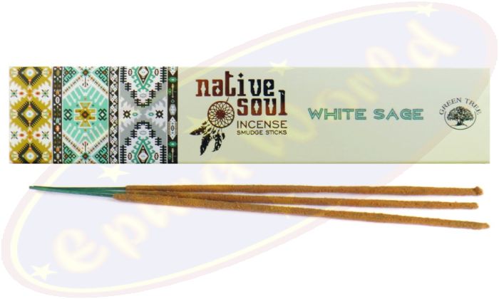 Green Tree Native Soul White Sage Masala Räucherstäbchen
