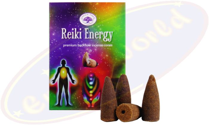 Green Tree Rückfluss-Räucherkegel/Backflow Cones Reiki Energy