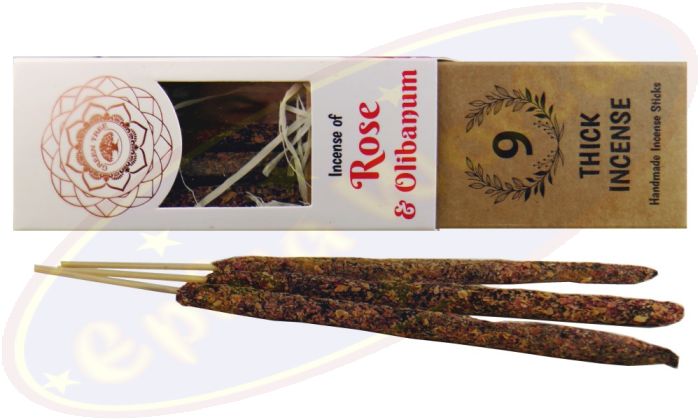 Green Tree Extra Premium Smudge Räucherstäbchen Rose & Olibanum