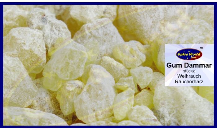 Gum Dammar Weihrauch Räucherharz 100g