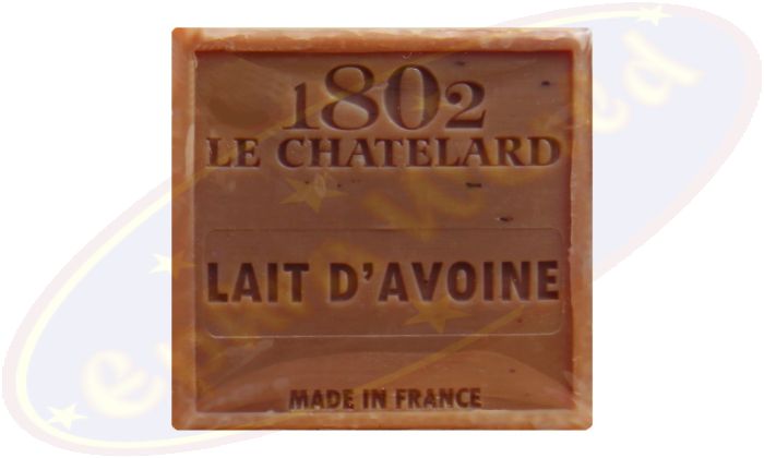 Le Chatelard 1802 palmölfreie vegane Seife 100g Hafermilch/Lait D`Avoine