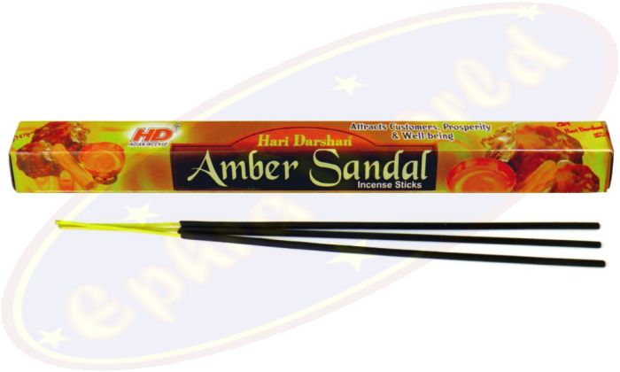 Hari Darshan Amber Sandal Räucherstäbchen