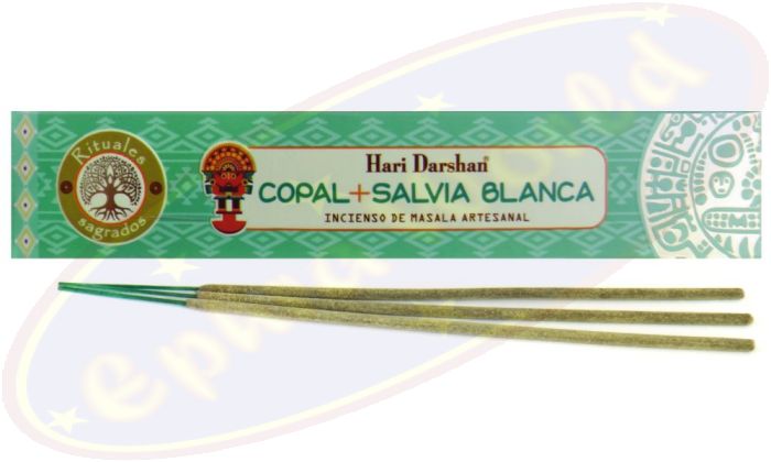 Hari Darshan Masala Räucherstäbchen Copal & White Sage