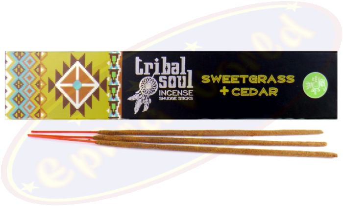 Hari Darshan Tribal Soul Sweetgrass & Cedar Masala Räucherstäbchen