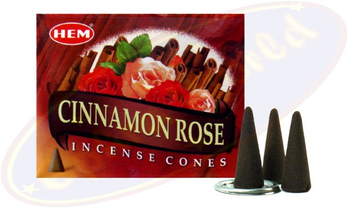 HEM Cinnamon Rose Räucherkegel