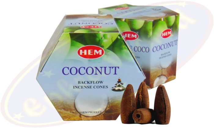 HEM Coconut Backflow Cones Rückflussräucherkegel