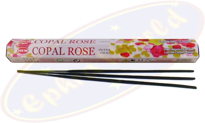 HEM Copal Rose Räucherstäbchen