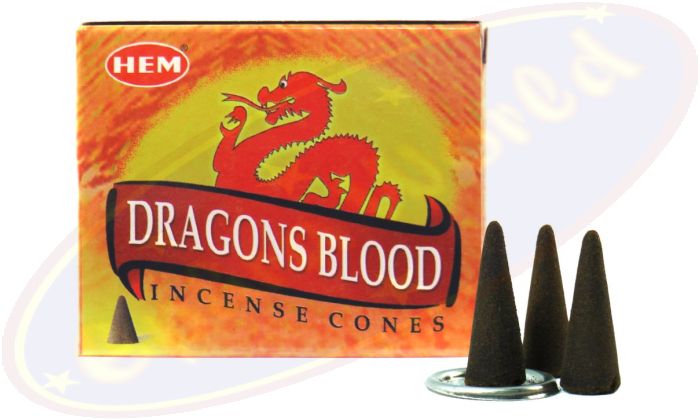 HEM Dragons Blood Red Räucherkegel