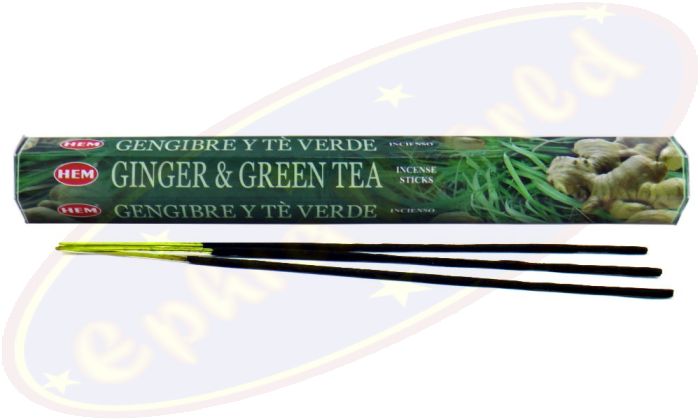 HEM Ginger & Green Tea Räucherstäbchen