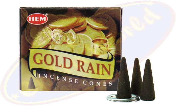 HEM Gold Rain Räucherkegel