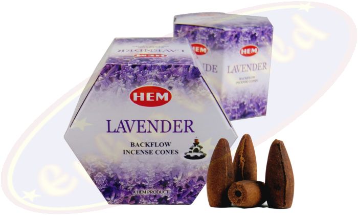 HEM Lavender Backflow Cones Rückflussräucherkegel