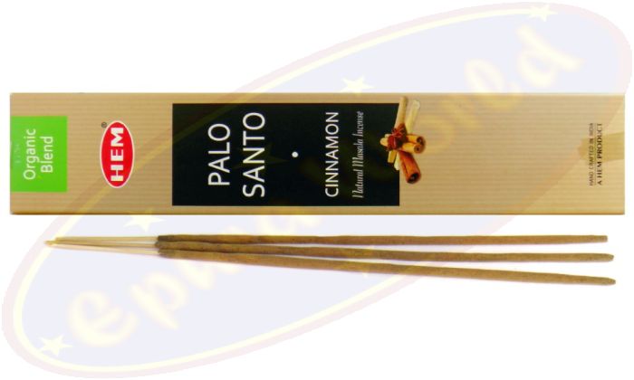 HEM Organic Blend Masala Räucherstäbchen Palo Santo Cinnamon