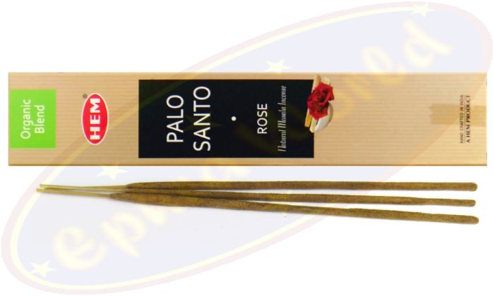 HEM Organic Blend Masala Räucherstäbchen Palo Santo Rose