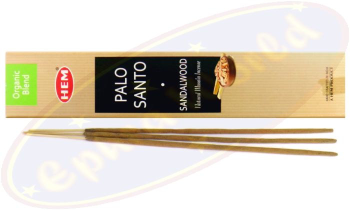 HEM Organic Blend Masala Räucherstäbchen Palo Santo Sandalwood