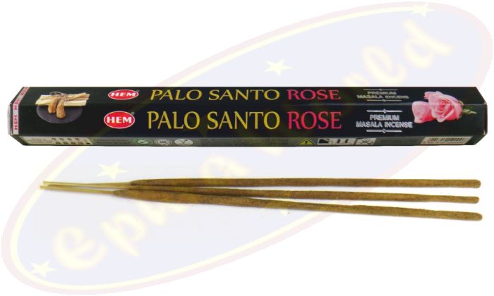 HEM Premium Masala Räucherstäbchen Palo Santo Rose