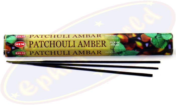 HEM Patchouli Amber Räucherstäbchen