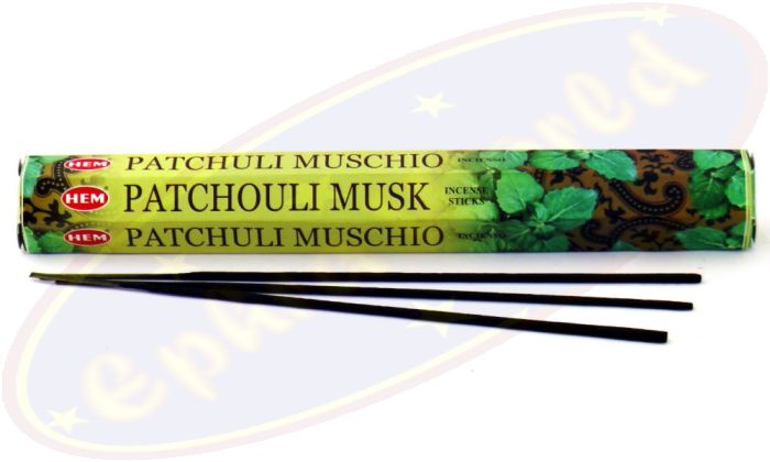 HEM Patchouli Musk Räucherstäbchen