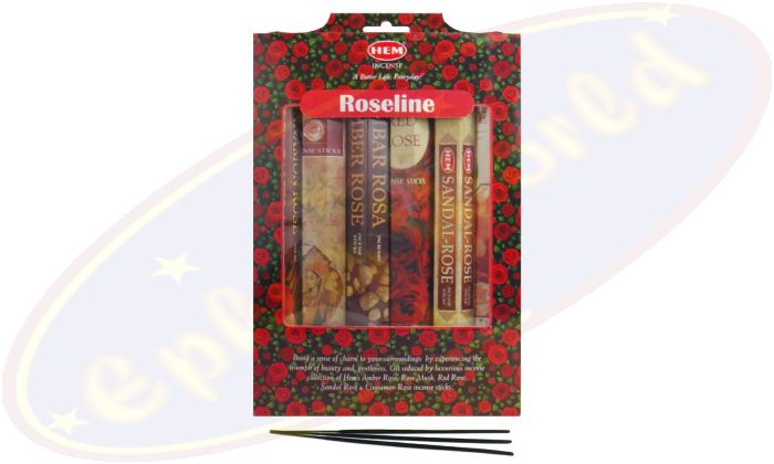 HEM Roseline Räucherstäbchen Set 6x20