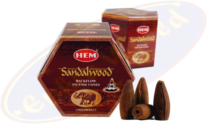 HEM Sandalwood Backflow Cones Rückflussräucherkegel