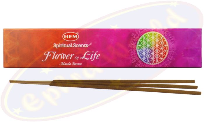 HEM Masala Räucherstäbchen Spiritual Scents Flower of Life