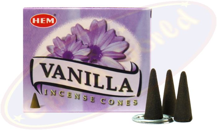 HEM Vanilla Räucherkegel