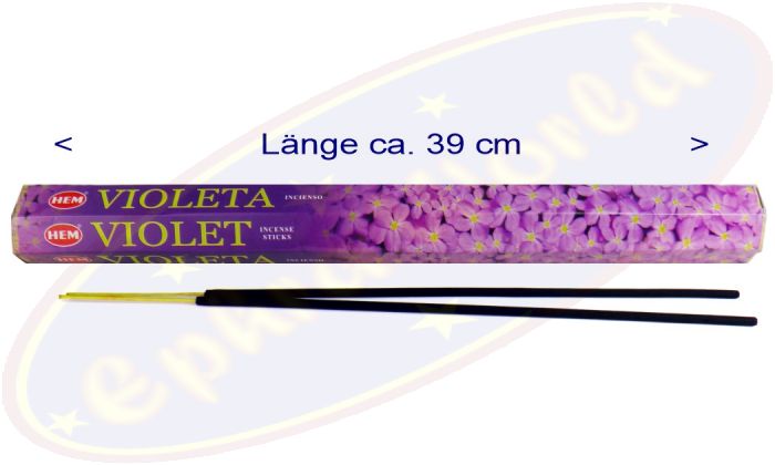 HEM Violet XL Freiland Räucherstäbchen