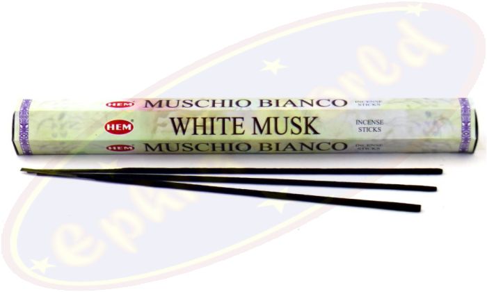 HEM White Musk/Weißer Moschus Räucherstäbchen