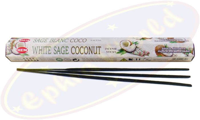 HEM White Sage Coconut Räucherstäbchen