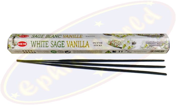 HEM White Sage Vanilla Räucherstäbchen