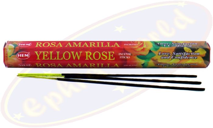 HEM Yellow Rose Räucherstäbchen