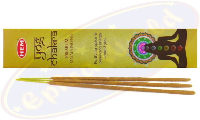 HEM Masala Räucherstäbchen Yog Chakra
