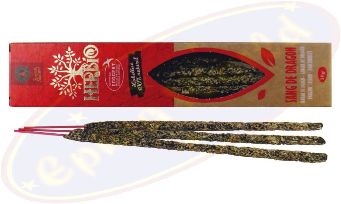 Herbio 100% Natural Smudge Räucherstäbchen Dragon´s Blood