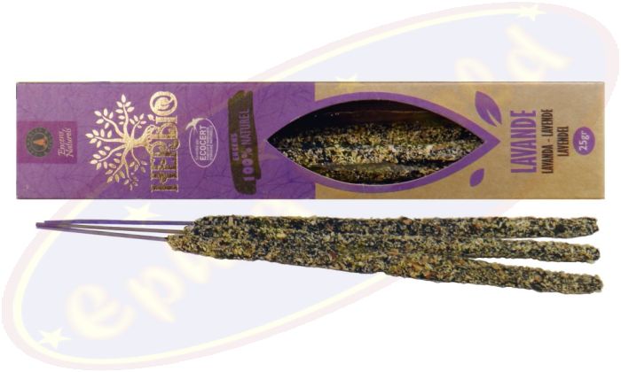 Herbio 100% Natural Smudge Räucherstäbchen Lavender