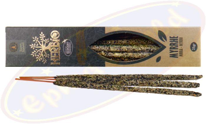 Herbio 100% Natural Smudge Räucherstäbchen Myrrh