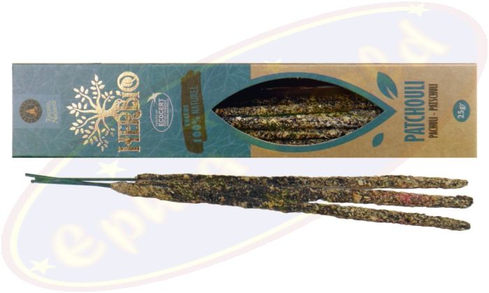 Herbio 100% Natural Smudge Räucherstäbchen Patchouli