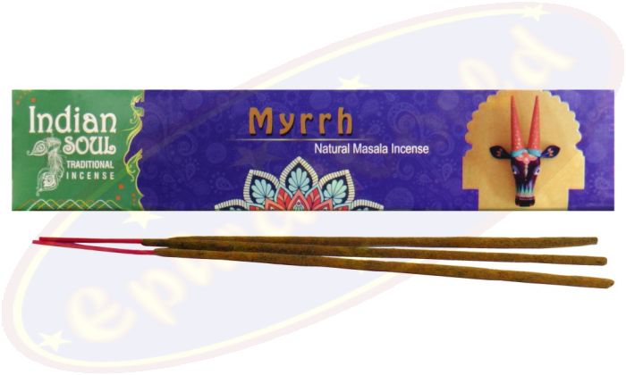 Indian Soul Natural Masala Räucherstäbchen Myrrh