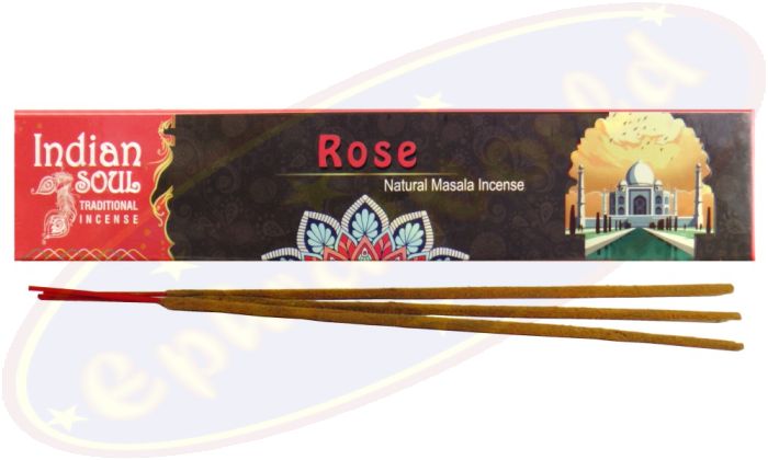 Indian Soul Natural Masala Räucherstäbchen Rose