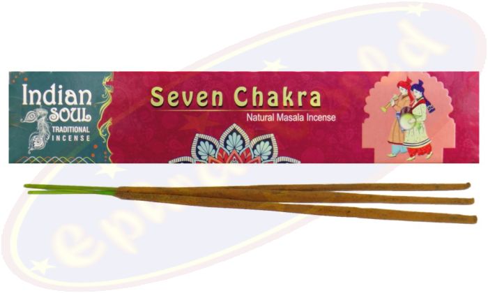 Indian Soul Natural Masala Räucherstäbchen Seven Chakras