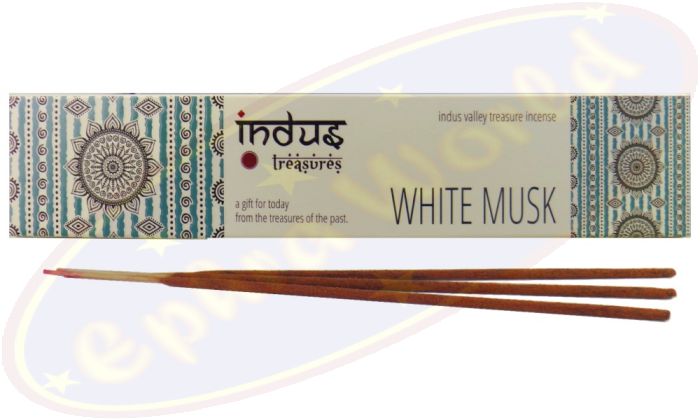 Indus Treasures White Musk Masala Räucherstäbchen