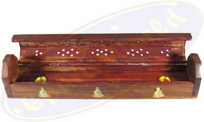 Komfort Räucherstäbchenhalterbox Motiv Buddhas